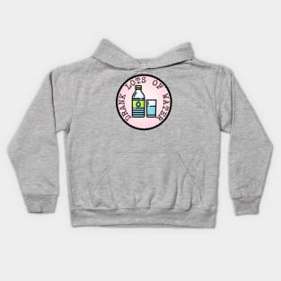 Drank Lots of Water (Adulting Merit Badge) Kids Hoodie